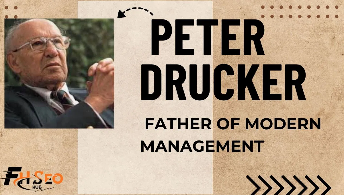 Father of Modern Management. Mr Peter Druckcer