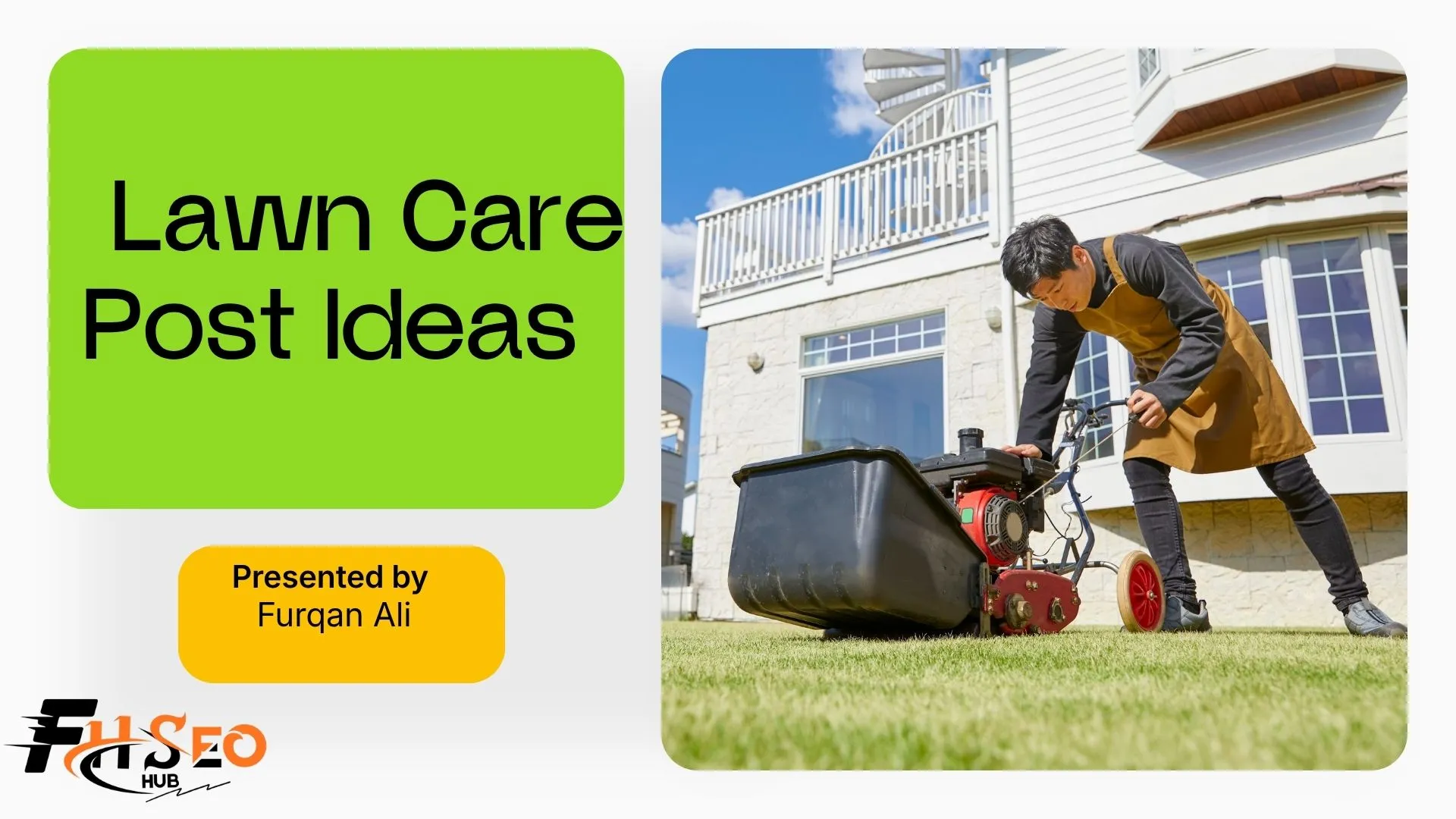 lawn care post ideas