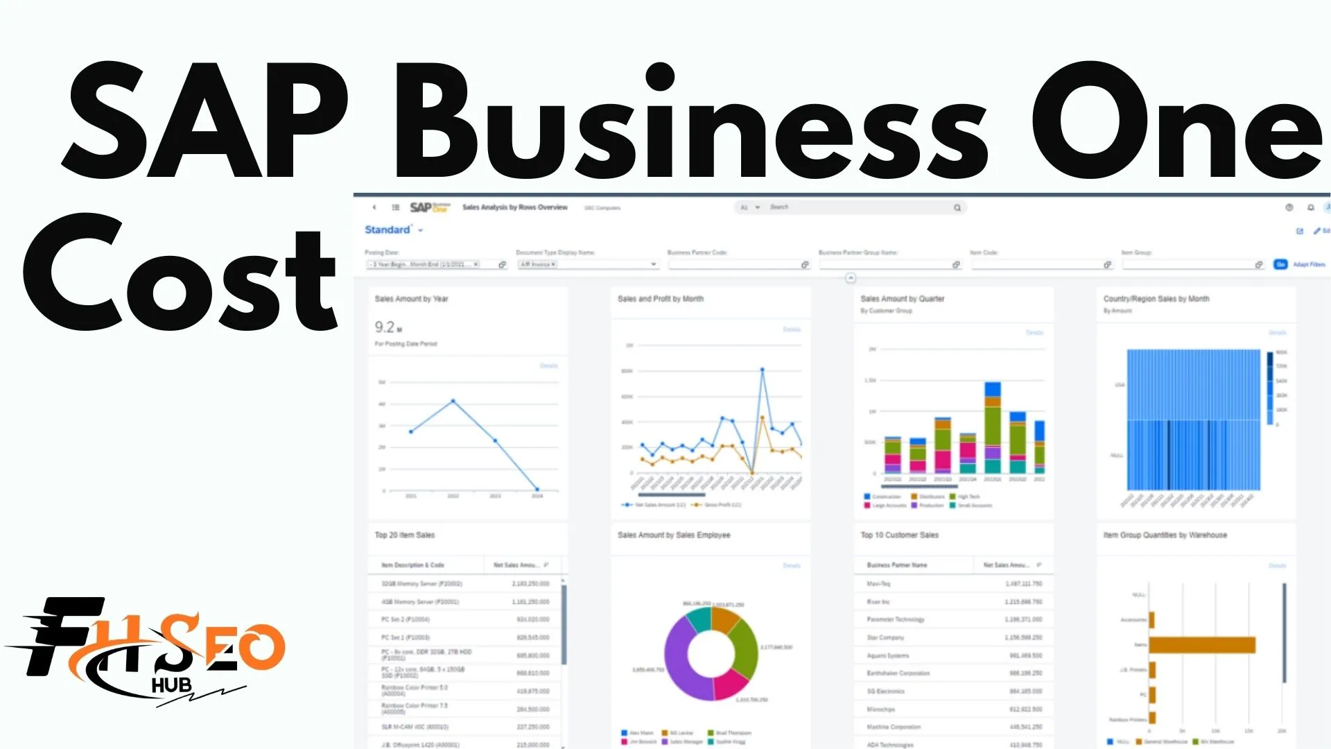 SAP Business One Cost: Pricing Guide Special for USA Regions