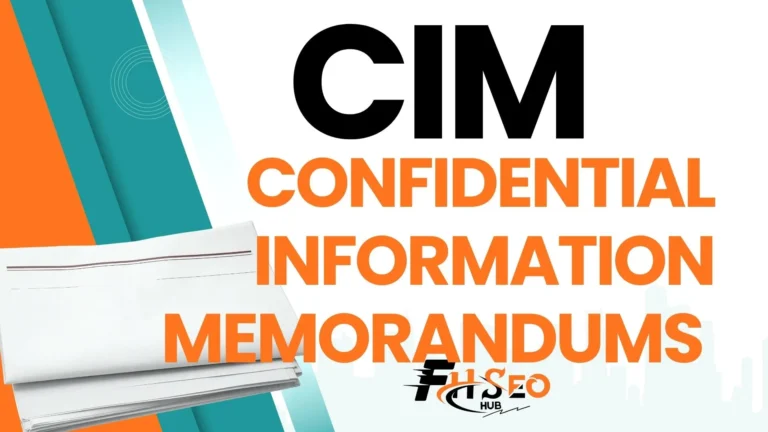 cim Confidential Information Memorandums