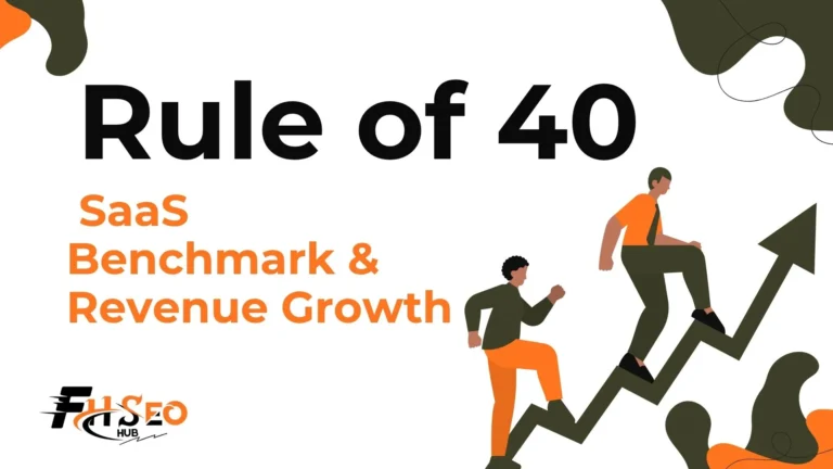 Rule of 40 in SaaS is a benchmark that says a healthy software company's revenue growth rate
