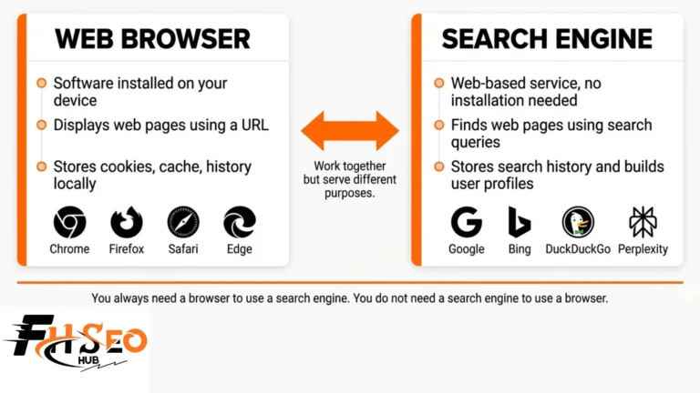 Search Engine vs Web Browser