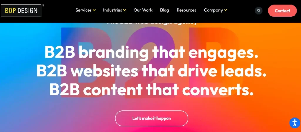 Bop Design is a San Diego-based B2B SaaS website agency