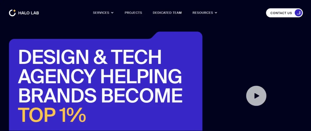 Halo Lab a SaaS web design agency
