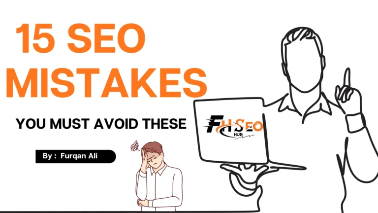 Checklist of common SEO mistakes businesses make including thin content, weak backlinks, and slow page speed