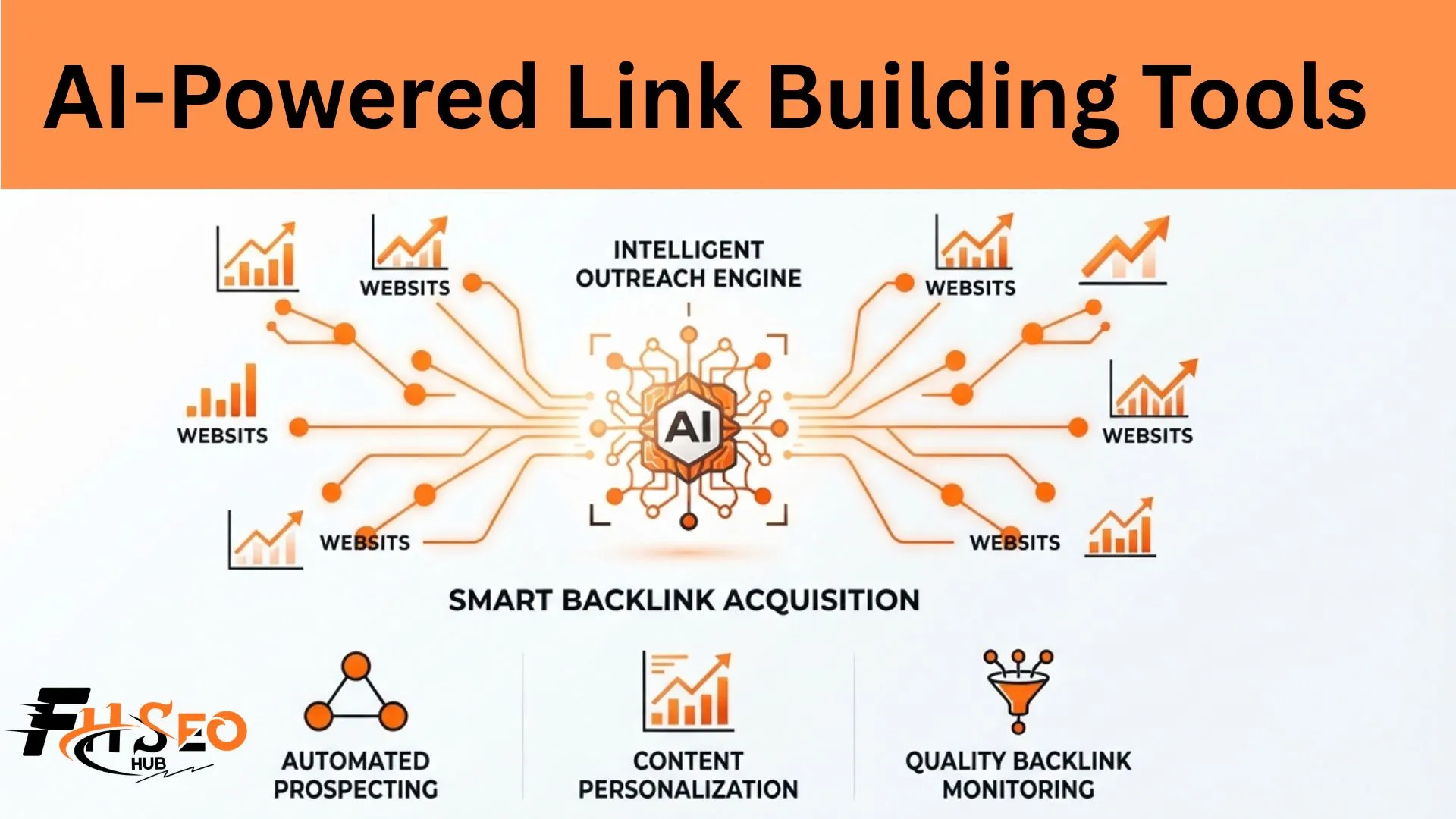 Comparison chart of the best AI-powered link building tools