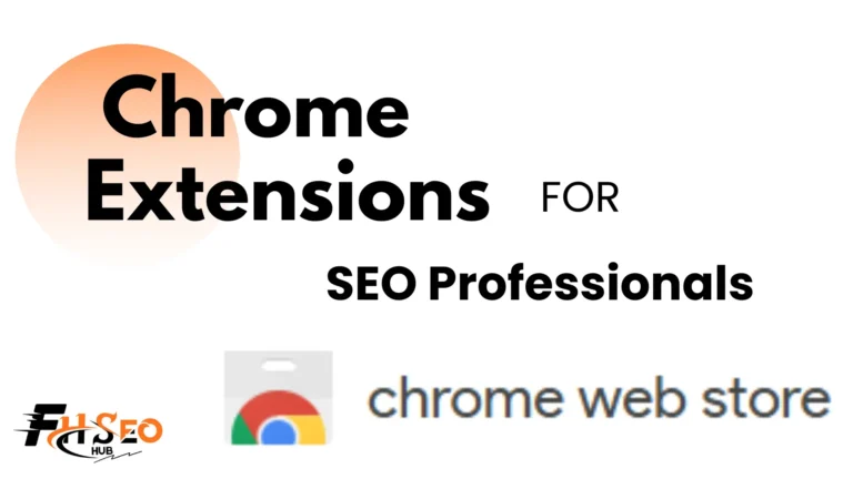 Browser toolbar showing SEO Chrome extensions for on-page, backlink, and technical audits
