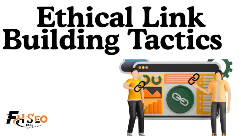 Diagram comparing ethical link building tactics against black hat and gray hat link schemes