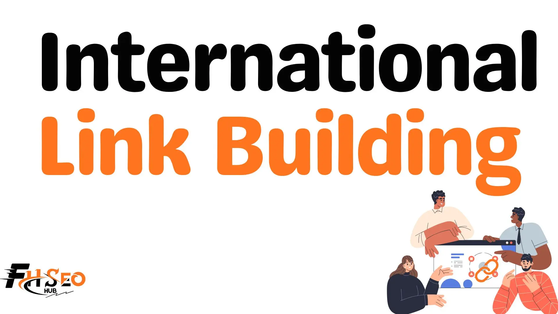 International link building infographic showing localized backlinks, hreflang, outreach, and country specific SEO signals.