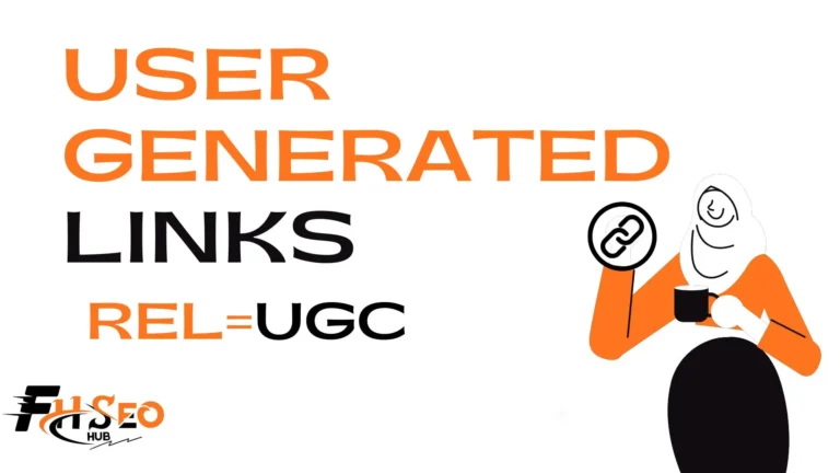 Diagram showing UGC links and how the rel=ugc attribute works in SEO