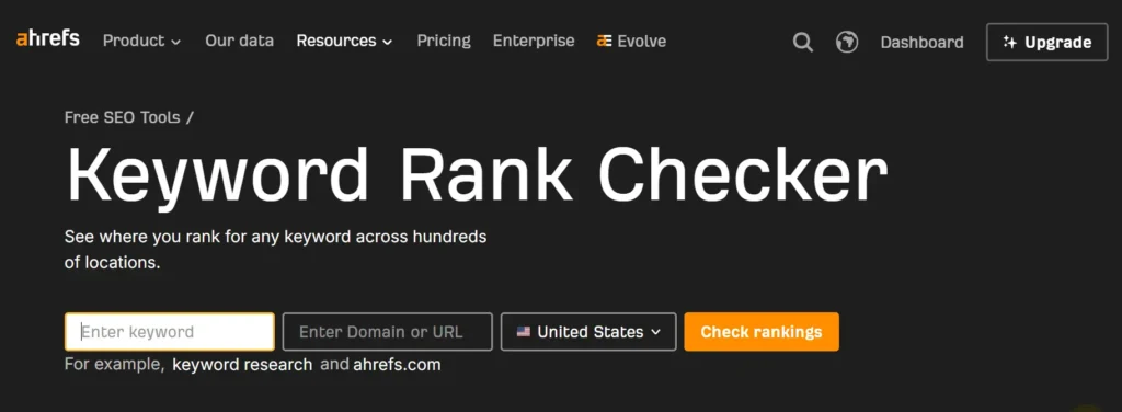 Free Rank Tracking Tools