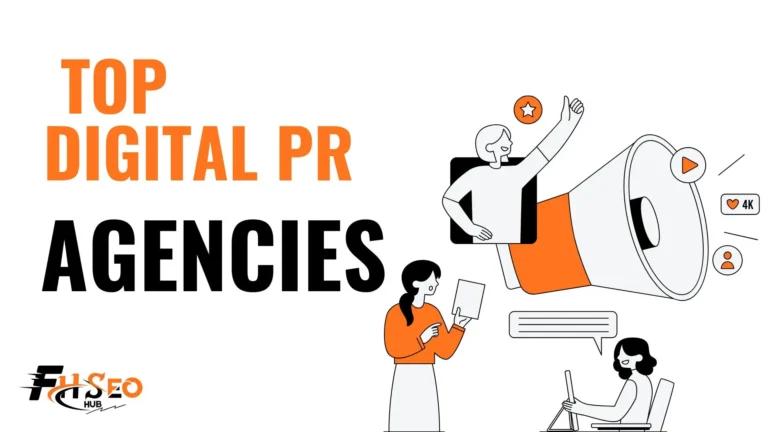 Comparison chart of the top digital PR agencies for SEO and AI visibility