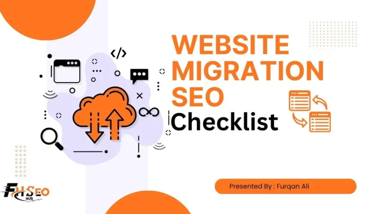 Website migration SEO checklist showing redirect mapping, staging setup, and post-launch monitoring steps