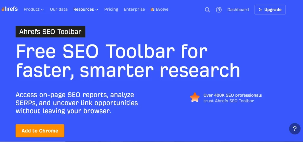 SEO Toolbar: The Free Browser Extension