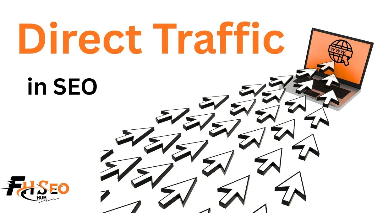 Diagram showing the positive and negative causes of direct traffic in Google Analytics 4
