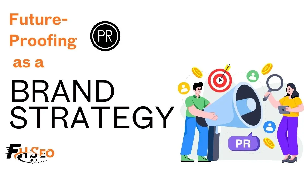 Diagram showing PR as brand strategy connecting earned media, E-E-A-T, and AI search visibility