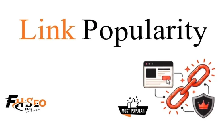 Timeline diagram showing the evolution of link popularity from early search engines to PageRank and modern link evaluation