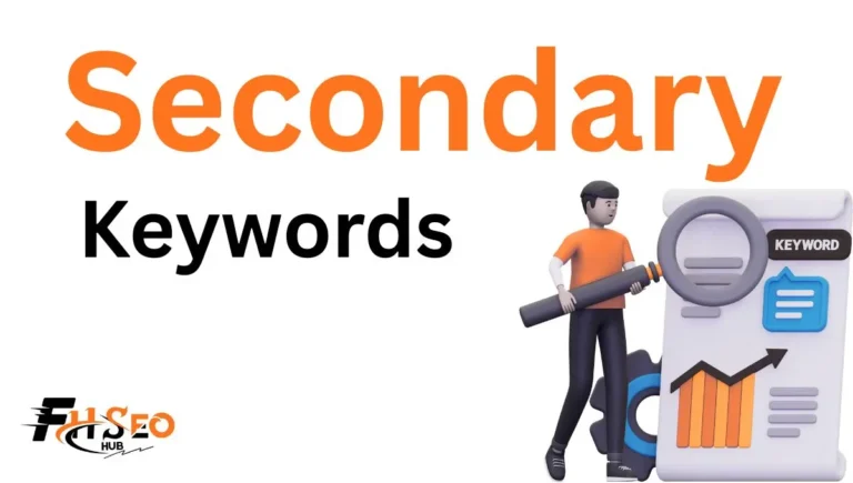 Diagram showing secondary keywords mapped to content outline sections around a primary keyword