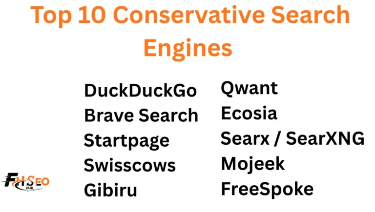 Comparison of the top 10 conservative and privacy-focused search engines for 2026