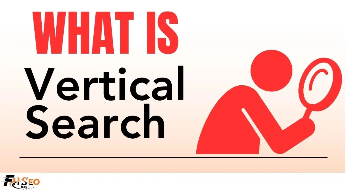 : Diagram comparing vertical search engines like Amazon and Zillow to horizontal general search