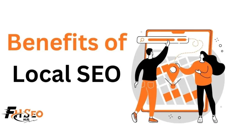 Infographic listing the top 11 benefits of local SEO for small and multi-location businesses